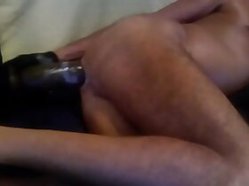 retro video of me. fat dildo hole play