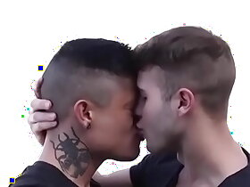 Spanish Guys Kissing Each Other and Grinding